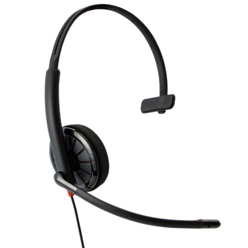 Earphones Plantronics C310 Mono USB with Mic Audio Call Center Switchboard PC - Picture 1 of 2