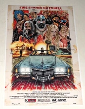The Devil's Rejects Rob Zombie Extreme Horror Poster '05 Bill Moseley 19"x13"