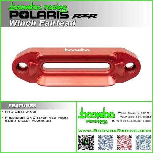 Boomba Racing for RZR WINCH FAIRLEAD with END ROPE SENSOR eBay