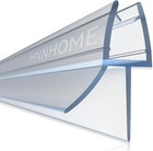 Clear Shower Screen Seal Strip for 4-6mm Glass, Fits Gaps Up to 18mm (Straight)