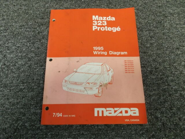 1995 Mazda Protege 323 Original Electrical Wiring Diagram