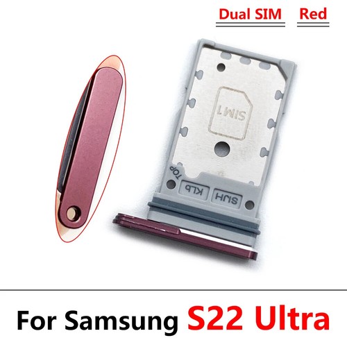 SIM Card Tray Holder Socket Slot For Galaxy S22 Ultra 5G SM-S908 Repair Parts - Zdjęcie 12 z 13