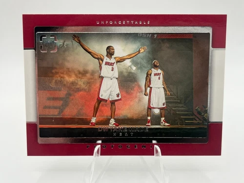 2021-22 Panini Photogenic - Unforgettable Dwyane Wade #15 w/ LeBron James Heat
