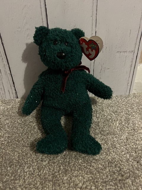 2001 holiday teddy ty