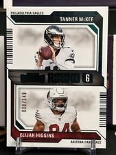 2023-24 Contenders Tanner McKee - Elijah Higgins Numbers Round 6 Green SP /149