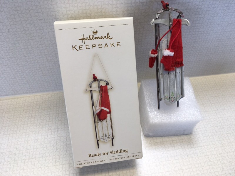 Hallmark "Ready For Sledding Ornament 2006