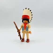 Playmobil Miniature 3395 Native American Vintage 1991 Mini figure
