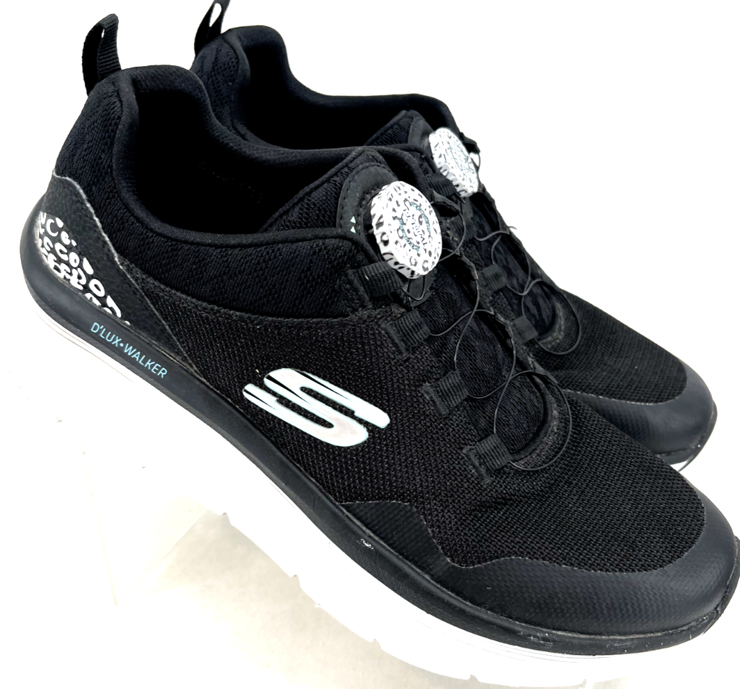 Skechers Twist Fit 149358 Black D'Lux Walker BOA Sneaker Skechers Twist Fit 149358 Black D'Lux Walker BOA Sneaker