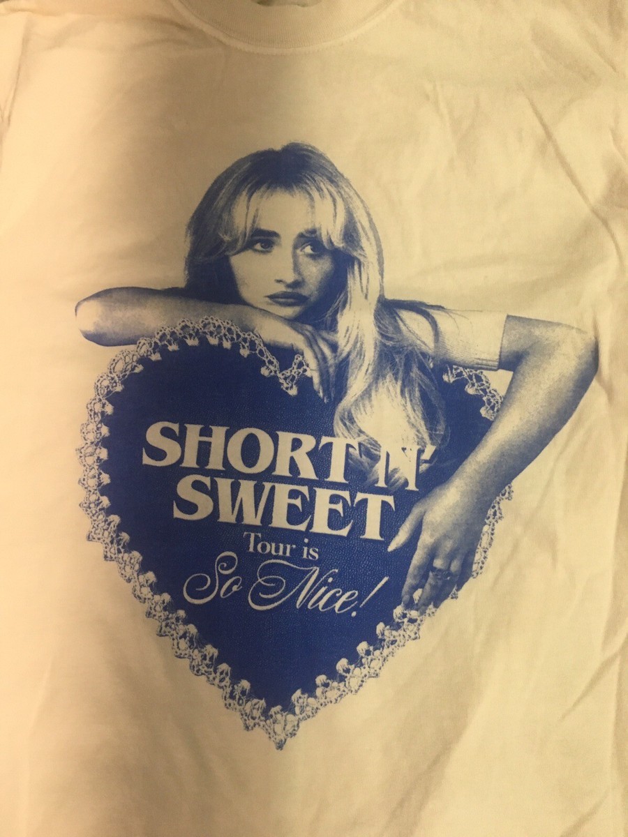 2024 Sabrina Carpenter Short & Sweet Tour Small Shirt 2024 Sabrina Carpenter Short & Sweet Tour Small Shirt