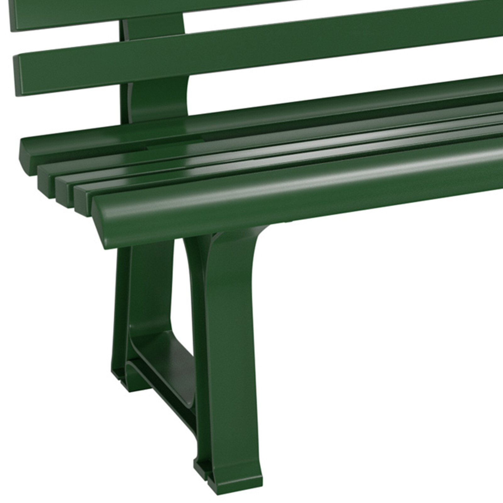 Casaria Gartenbank Orchidea Wetterfest Kunststoff 145x49x74cm Garten