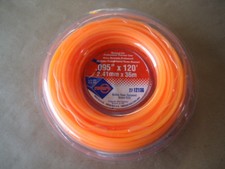 USA MADE .095 120' or 1/2LB Commercial Diamond Trimmer Weed Whacker Line