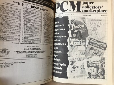 PCM Paper Collectors Marketplace Magazines, 1985-1987 PCM Paper Collectors Marketplace Magazines, 1985-1987