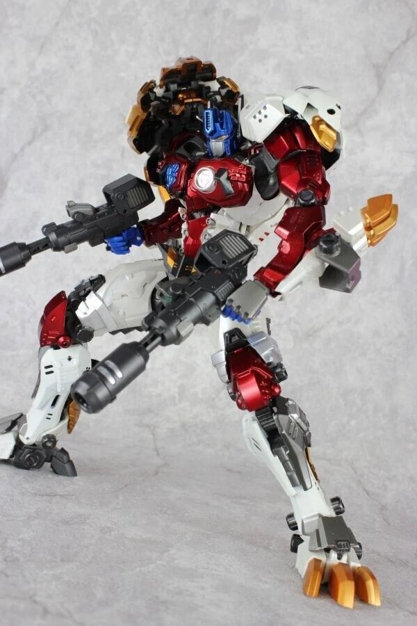 New NeoArt Toys Dual Form Leonidas Lion Action Figure BW Transforms Toy In Stock - Image 2 of 4