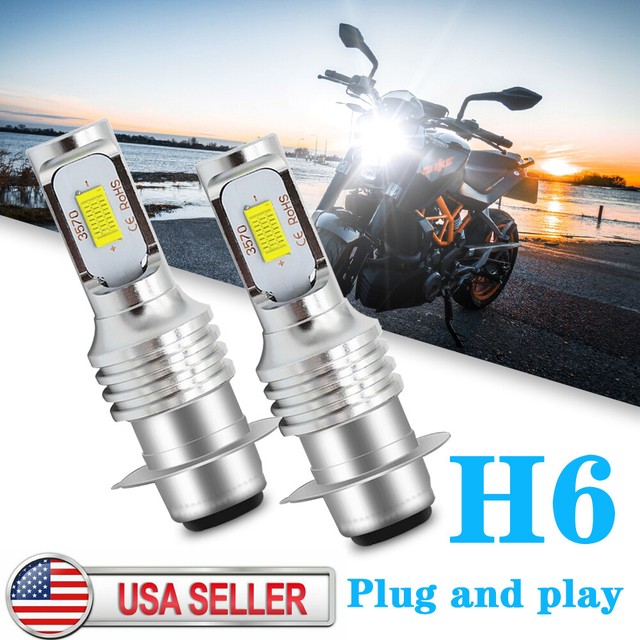 High Power HID LED Headlight H6 Bulb for Yamaha Rhino 660 20042007