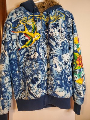 Ed Hardy Christian Audigier hoodie faux 