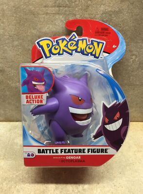POKEMON Gengar Battle Feature Figure Jazwares New In Box