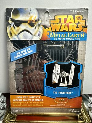 Metal Earth 3D Model Kit TIE Fighter Star Wars Disney 
