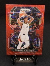 2022 Prizm WNBA Base Ruby Wave 152 Riquna Williams - Las Vegas Aces Color Match