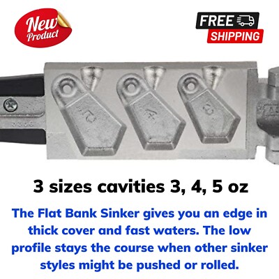 Fishing Weights Amazon Sinker Molds Do-It Bank Lead Sinker Mold