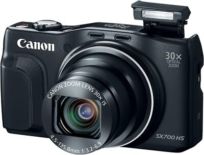 Canon PowerShot SX700 HS 16.1MP 30x Optical Zoom Wi-Fi Compact Digital Camera