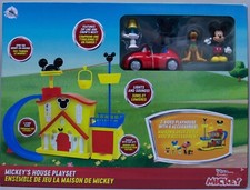 Disney Store Exclusive Mickey's House Playset Playhouse Lights Sounds Pluto Car