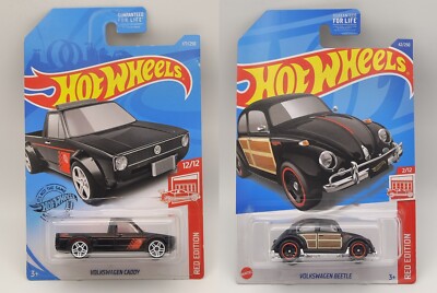 Hot Wheels Mainline - Red Edition - 2 zum Auswählen