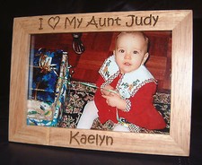 5x7 Personalized Engraved "I Love My Aunt" Frame