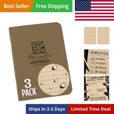 Rite in the Rain All-Weather Mini-Stapled Notebook, 3 1/4" X 4 5/8",