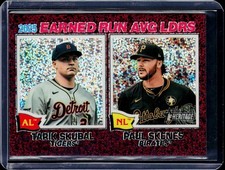 2026 Topps Heritage - League Leaders Paul Skenes, Tarik Skubal #7 Chrome...JC018