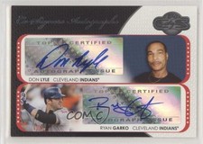 2008 Topps Co-Signers Don Lyle Ryan Garko #CS-LG Auto no9