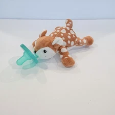 Amber Fawn Deer Wubbanub Pacifier Lovey Security Missing Tags