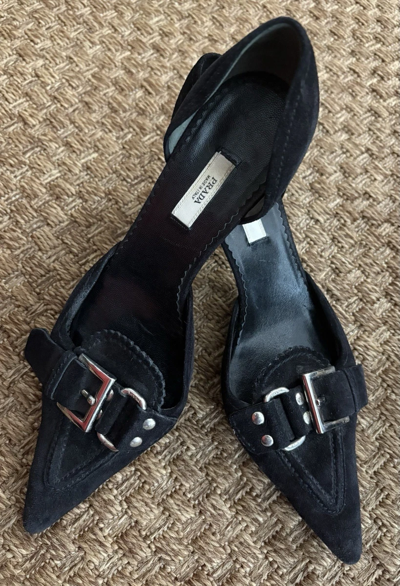 PRADA Suede Low (1-1.9 in) Heel Height Heels for Women for sale | eBay