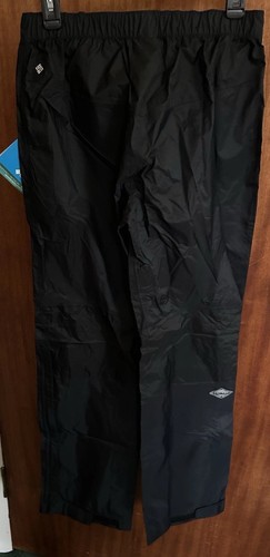 Columbia Omni-Tech Women's Rain Pants NWT Waterproof Breathable Sz Small Black - Picture 7 of 19