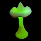 Vintage Handmade Fenton Uranium Burmese Glass Jack In The Pulpit Tulip Vase