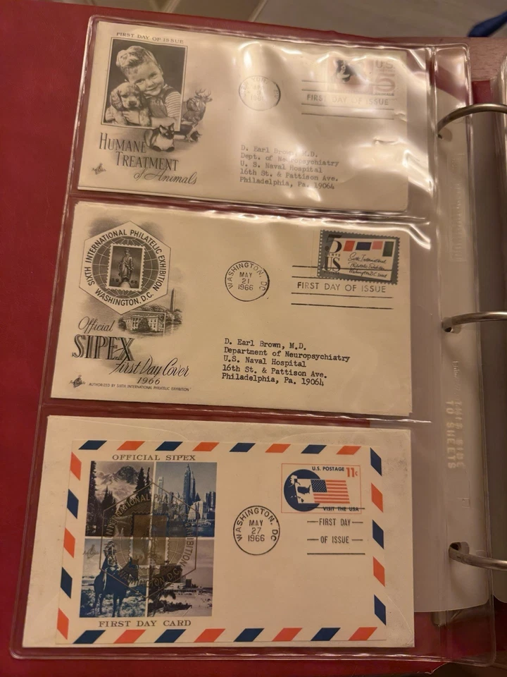 LOT OF 154 FIRST DAY Of ISSUE COVERS ENVELOPS 1966-1972 In Binder - Image 3 of 4