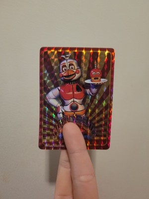 2023 Five Nights at Freddy s FNAF Trading Sticker - Funtime Chica - Red Prism