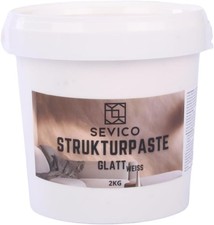 Strukturpaste Weiße 2kg Modellierpaste DIY Modelliermasse GLATT Spachtelmasse