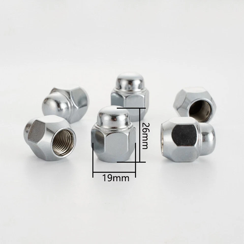 5pcs Wheel Hub Bolt Lug Nut for Subaru Forester Crosstrek M12x1.25 28171AJ000 - Image 3 of 4