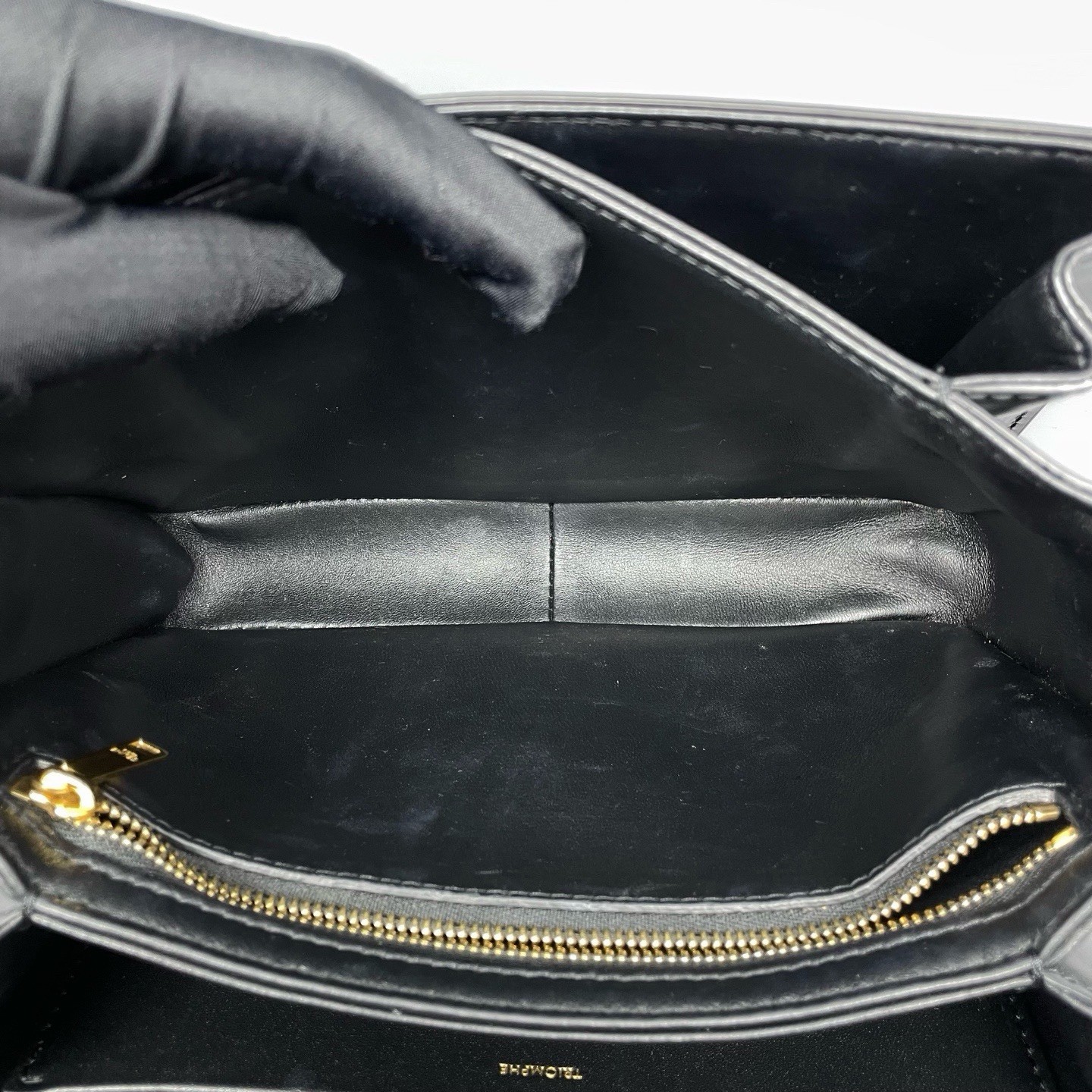 Authentic Celine Triomphe Medium Shoulder Bag – B… - image 24