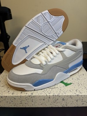 Air Jordan 4 RM White/Neutral Grey-White - Mens SZ 8