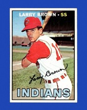 1967 Topps Set-Break #145 Larry Brown NR-MINT *GMCARDS*