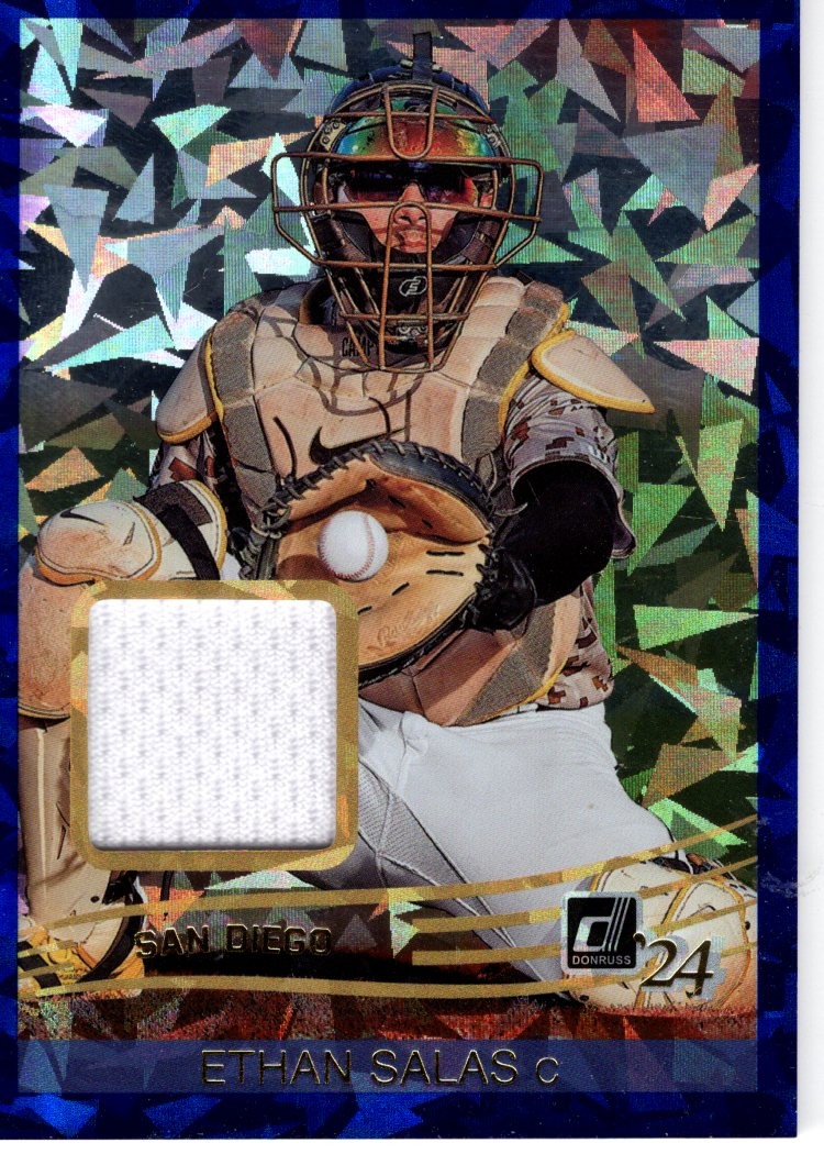 2024 Donruss Retro '84 Materials Blue Ice #6 Ethan Salas BB