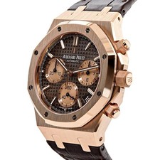 Audemars Piguet Royal Oak Selfwinding Chronograph Rose Gold Brown Dial 4