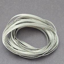 Braided Tinned Copper Wire 10 feet 1/8" Wide Reinforcement Stained Glass Panels