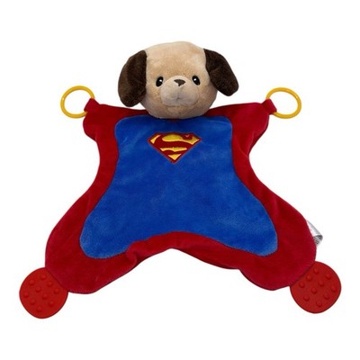 Baby Gund Superman Griffin Plush Puppy Dog Flat Lovey Teether Baby Toy 4048722