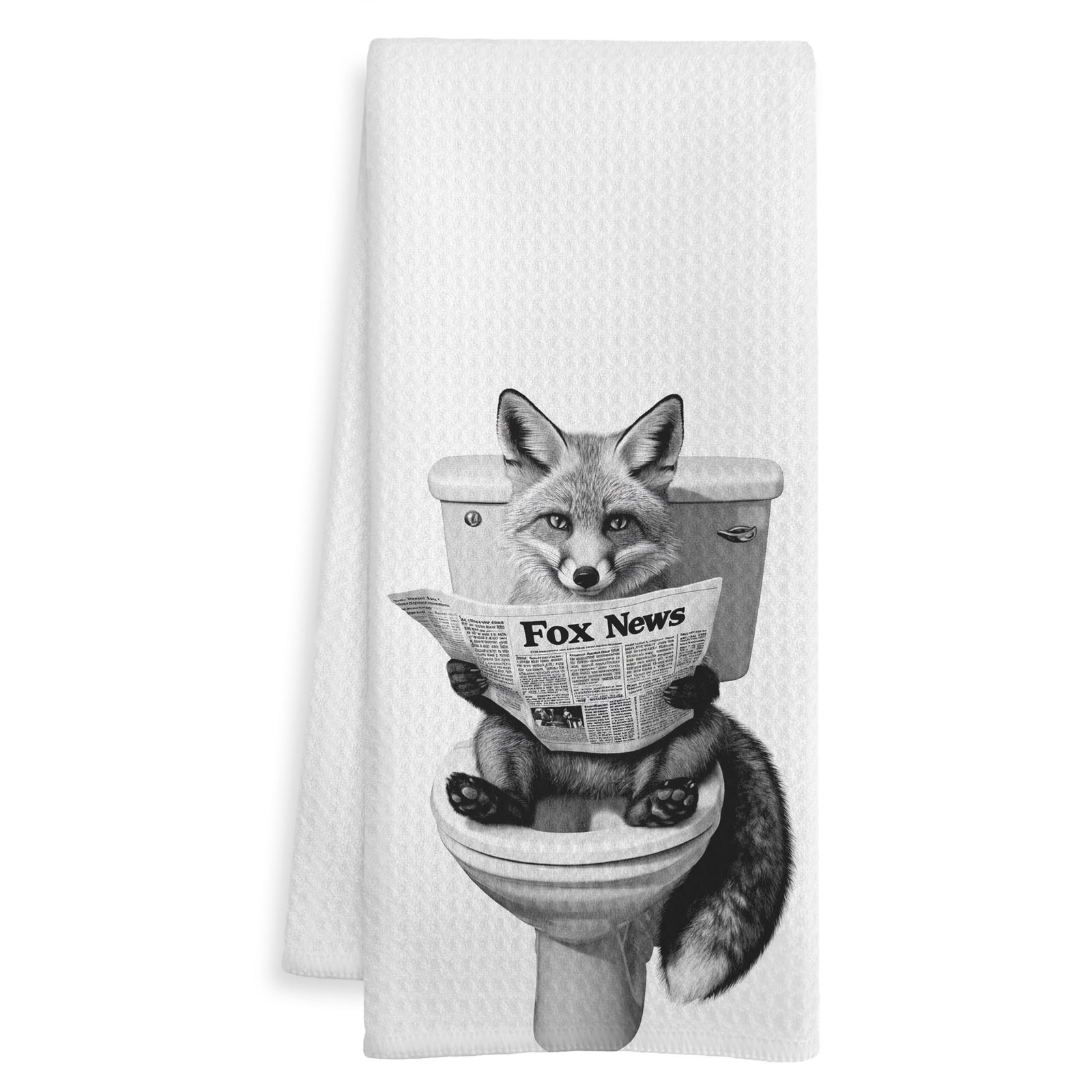 S For Bathroom, Fox Lovers Gifts Decorative Hand To...