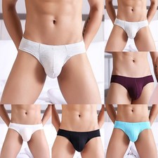 Comfortable Low Rise Men's Underwear Breathable Briefs Lingerie Panties