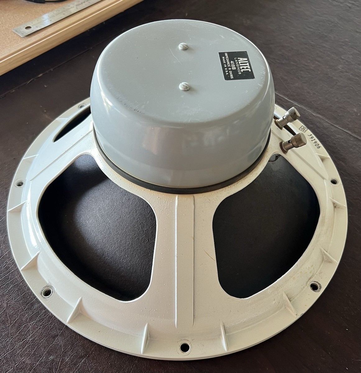 Vintage Altec Lansing 418B White Frame 15” Woofer Speaker for