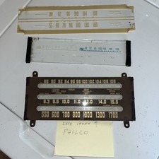 VINTAGE AM FM SZKLANA TARCZA PARTIA 3 każda 1 pochodzi z końca lat 40. Philco