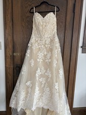 Elegant, MORILEE, Madeline Gardner, Wedding Dress, Size 16, Champagne